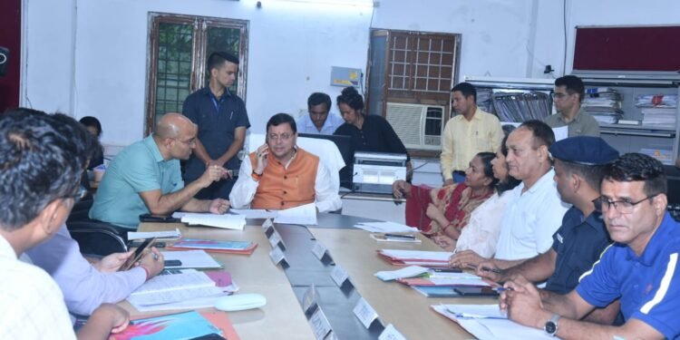 सीएम ने लिया प्रदेश में आपदा की स्थिति का जायजा।।