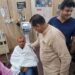 बस हादसे में घायल लोगों का हाल जानने एम्स पहुंचे मंत्री प्रेमचंद्र अग्रवाल