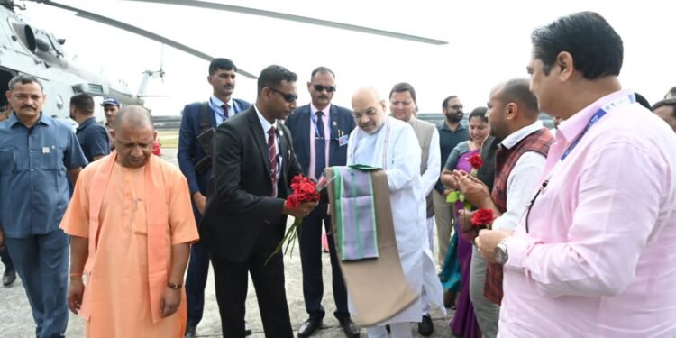 मध्य क्षेत्रीय परिषद की बैठक में पहुंचे अमित शाह