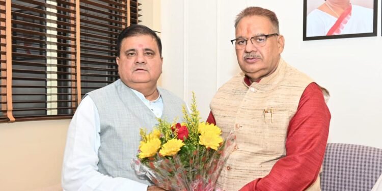 भाजपा अध्यक्ष ने दी गणेश जोशी को बधाई