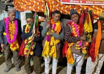 भोज व प्रसाद वितरण के साथ पीपलकोटी के किरूली गांव में आयोजित दस दिवसीय पांडव लीला का हुआ समापन