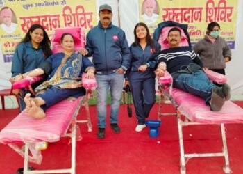 श्री दरबार साहिब परिसर में श्री महाकाल सेवा समिति ने आयोजित किया 16 वां रक्तदान शिविर 