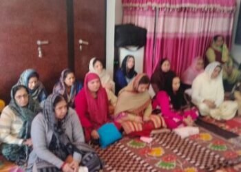 माता बेसरी बाई गुरूद्वारे में मनाया गया शहीदी गुरूपर्व