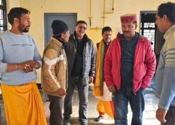 बीकेटीसी उपाध्यक्ष किशोर पंवार ने श्री स्वामी सच्चिदानंद सरस्वती संस्कृत महाविद्यालय मंडल चमोली का किया निरीक्षण, व्यवस्थाओं में सुधार के दिये निर्देश