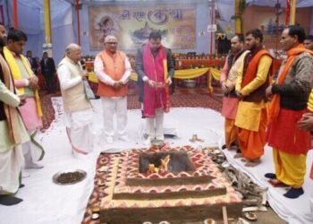 मुख्यमंत्री पुष्कर सिंह धामी ने श्रीराम कथा के 18वें धार्मिक महा-आयोजन में किया प्रतिभाग, कहा भगवान श्रीराम का पूरा जीवन है एक दर्शन