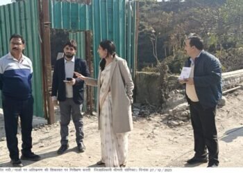 सरकारी भूमि पर अतिक्रमण को लेकर डीएम सोनिका सख्त, यहाँ का स्थलीय निरिक्षण कर दिए आवश्यक दिशा निर्देश
