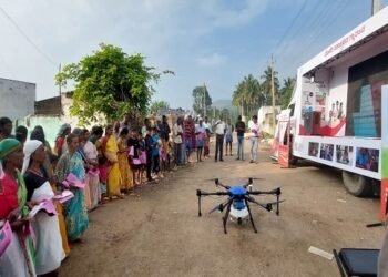 किसान हितैषी ड्रोन बने विकसित भारत संकल्प यात्रा के आकर्षण का केंद्र