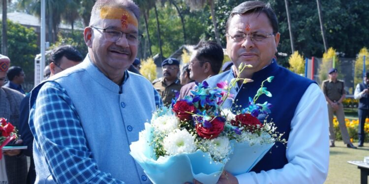 नए साल पर मुख्यमंत्री को दी शुभकामनाएं