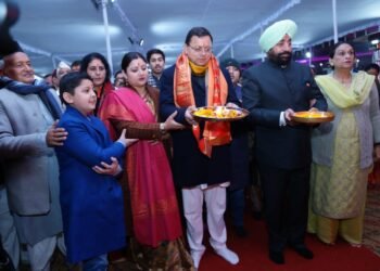 मुख्यमंत्री आवास में आयोजित हुई श्रीराम भजन संध्या