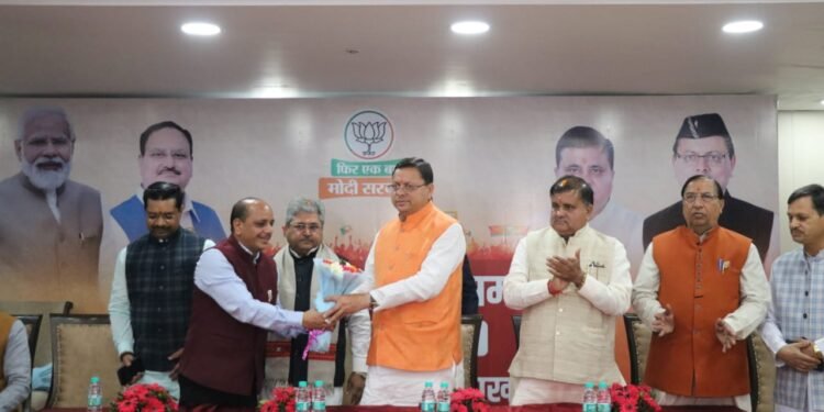 भाजपा ने पांचो प्रत्याशियों के नामांकन की तारीख की है