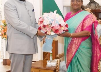 राज्यपाल ने की राष्ट्रपति मुर्मू से मुलाकात,कई मसलों पर हुई बातचीत