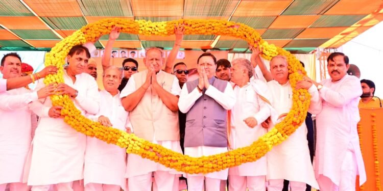 Hariyana में CM धामी ने एक दिन में की तीन जनसभा,बोले -भाजपा ने हरियाणा में समाप्त किया भ्रष्टाचार, दलाली और घूसखोरी का सिस्टम