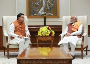 मुख्यमंत्री पुष्कर सिंह धामी ने प्रधानमंत्री नरेंद्र मोदी से की मुलाकात, कई महत्वपूर्ण मसलों पर हुई चर्चा