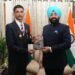 राज्यपाल गुरमीत सिंह से मिले एनसीसी निदेशालय, जम्मू के जूनियर अंडर ऑफिसर हारून इम्तियाज