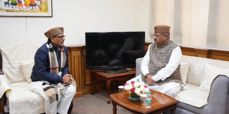 नई दिल्ली में केंद्रीय ग्रामीण विकास मंत्री शिवराज सिंह चौहान से मिले सुबे के ग्राम्य विकास मंत्री गणेश जोशी