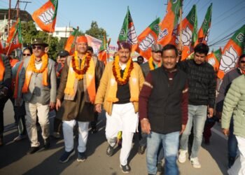 बीजेपी प्रत्याशी सौरभ थपलियाल ने तेज किए प्रचार, संगठन ने भी झोंकी ताकत