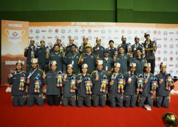 उत्तराखंड बैडमिंटन टीम ने 38वें राष्ट्रीय खेल में पुरुष और महिला टीम इवेंट में जीता सिल्वर मेडल