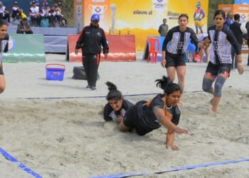 राष्ट्रीय खेल में पहली बार शामिल हुआ बीच कबड्डी, खिलाड़ियों में खुशी