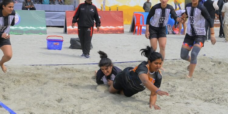 राष्ट्रीय खेल में पहली बार शामिल हुआ बीच कबड्डी, खिलाड़ियों में खुशी