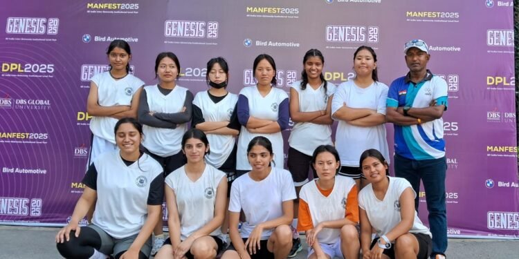 एसजीआरआर यूनिवर्सिटी की छात्राओं ने इंटर यूनिवर्सिटी बास्केटबॉल चैंपियनशिप में जीता गोल्ड मेडल