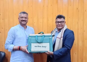 नगर निगम, देहरादून के कार्यालय पर नेपाल के प्रमुख नगरपालिकाओं के महापौरों का स्वागत-सम्मान कार्यक्रम रखा गया