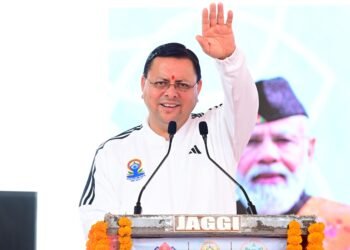 मुख्यमंत्री ने भराड़ीसैंण से दिया “हर घर योग, हर जन निरोग’’ का संदेश