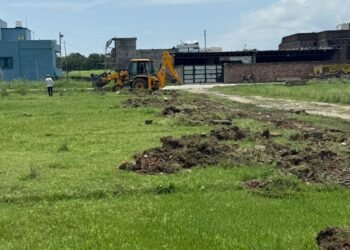 अवैध प्लाटिंग MDDA की कार्रवाई,शिमला बाईपास पर चला बुलडोजर