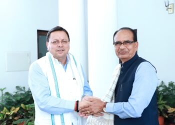 केंद्रीय कृषि मंत्री शिवराज सिंह चौहान से मिले मुख्यमंत्री पुष्कर सिंह धामी