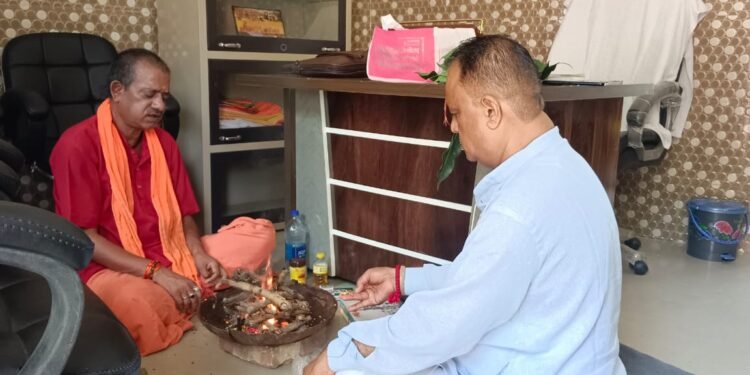 बीकेटीसी उपाध्यक्ष विजय कप्रवाण के कार्यालय का शुभारंभ