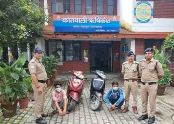 वाहन चोरी की 02 अलग-अलग घटनाओं का दून पुलिस ने किया खुलासा