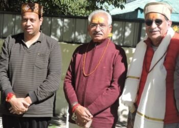 भगवान बदरी विशाल के दर्शन को पहुंचे पंकज मोदी