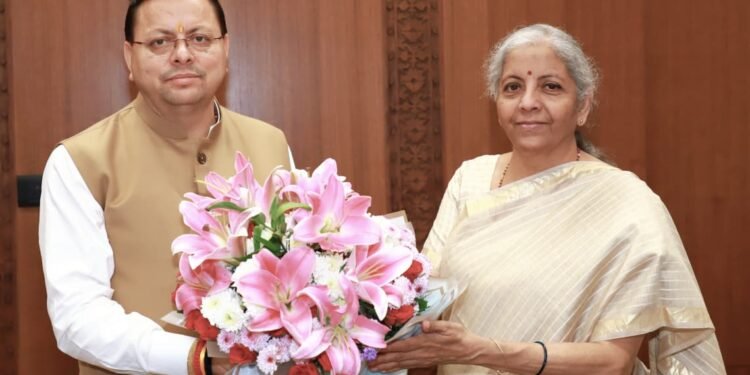 मुख्यमंत्री पुष्कर सिंह धामी ने केंद्रीय वित्त मंत्री निर्मला सीतारमण से भेंट कर राज्य से संबंधित विभिन्न महत्वपूर्ण विषयों पर विस्तृत चर्चा की