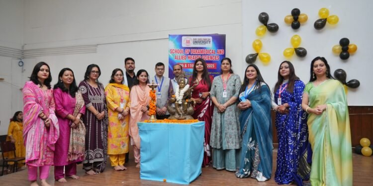एसजीआरआरयू के स्कूल आॅफ पैरामैडिकल एण्ड एलाइड हैल्थ साइसेज़ में फ्रेशर्स पार्टी की धूम