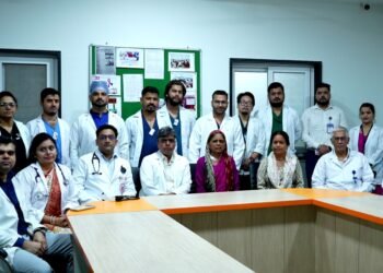 श्री महंत इन्दिरेश अस्पताल के काॅर्डियोलाॅजी टीम की बड़ी उपलब्धि