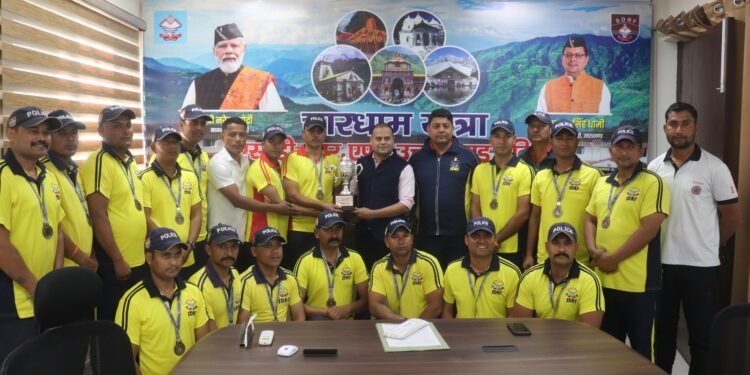 राष्ट्रीय स्तर पर आयोजित CBRN प्रतियोगिता में SDRF उत्तराखण्ड द्वितीय स्थान पर 