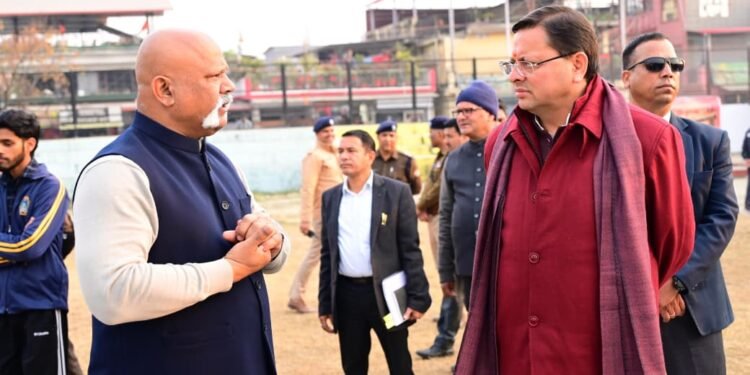 सीएम धामी ने देहरादून में अग्निवीर भर्ती प्रशिक्षण केंद्र का किया निरीक्षण