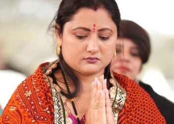 माघ पूर्णिमा पर उत्तरायणी कौथिक महोत्सव की तैयारी, गीता धामी ने विधि-विधान से किया पूजन