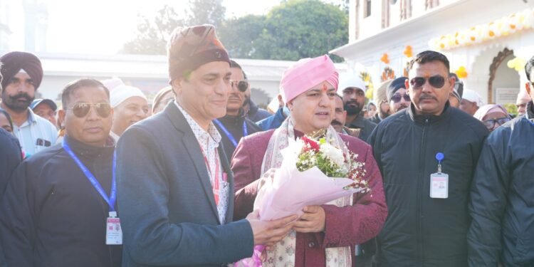 श्रीमहंत देवेन्द्र दास महाराज का प्रकटोत्सव सादगी और श्रद्धाभाव से मनाया गया