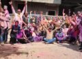 हरिद्वार: इंदु एन्क्लेव कॉलोनी में महिलाओं ने धूमधाम से मनाई होली, फिल्मी गीतों पर जमकर थिरकी युवतियां