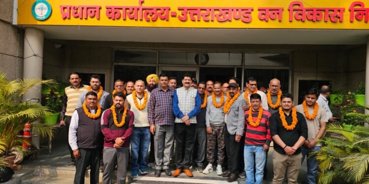 वन विकास निगम कर्मचारी संगठन के चुनाव सम्पन्न, प्रेम सिंह चौहान बने प्रांतीय अध्यक्ष