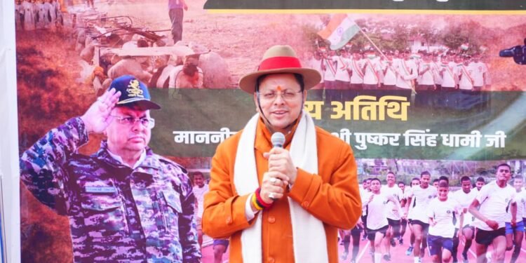 मुख्यमंत्री ने भराड़ीसैंण में अग्निवीर कैडेट्स से किया संवाद