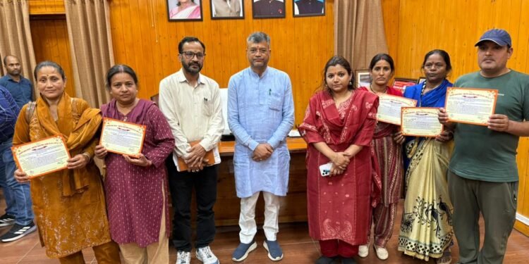 प्रधानमंत्री आवास योजना (शहरी) 2.0 के तहत 5 लाभार्थियों को प्रथम किस्त जारी