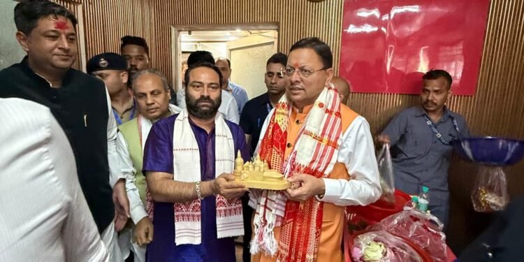 मुख्यमंत्री पुष्कर सिंह धामी ने कामाख्या देवी मंदिर में की पूजा-अर्चना