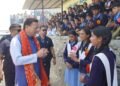 मुख्यमंत्री पुष्कर सिंह धामी ने देवीधुरा में छात्र-छात्राओं से किया संवाद, उज्ज्वल भविष्य की दी शुभकामनाएं