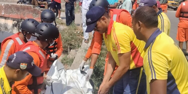 बहादराबाद / जटवाड़ा पुल, हरिद्वार के पास डूबे युवक का शव SDRF ने किया बरामद