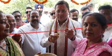 खटीमा में मुख्यमंत्री पुष्कर सिंह धामी ने 89 लाख रुपये की विकास योजनाओं का किया लोकार्पण