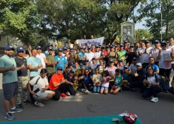 सचिवालय में रन फॉर हेल्थ दौड़ में कार्मिकों ने दिखाया दम -खम