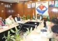मुख्य सचिव आनन्द बर्द्धन शिक्षा विभाग के अंतर्गत विद्यार्थियों की ट्रैकिंग एवं मैपिंग से सम्बन्धित विभागों के साथ बैठक ली