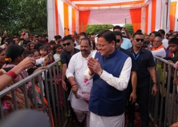 मुख्यमंत्री पुष्कर सिंह धामी ने खटीमा के बग्घा चौवन में “12 साल विश्वास के, विकास के, जनकल्याण के” कार्यक्रम में किया प्रतिभाग