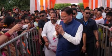 मुख्यमंत्री पुष्कर सिंह धामी ने खटीमा के बग्घा चौवन में “12 साल विश्वास के, विकास के, जनकल्याण के” कार्यक्रम में किया प्रतिभाग